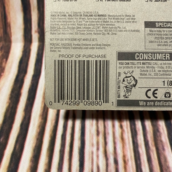 Hot Wheels 1999 Future Fleet 2000 Series #2 of 4 Cars. Pontiac Rageous - Picture 13 of 13